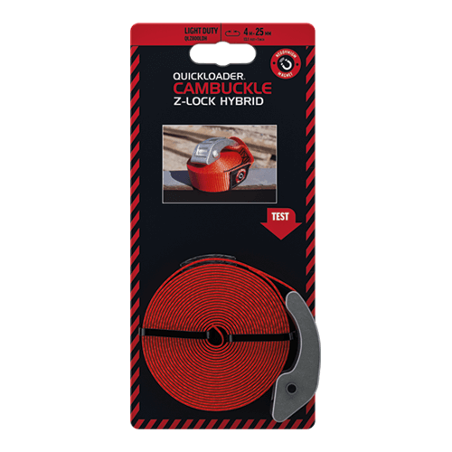 QUICKLOADER Cambuckle Z-Lock Hybrid tie down
